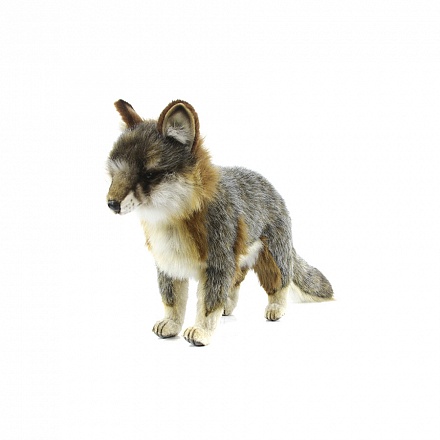 Мягкая игрушка Серая лисица стоящая 40 см 